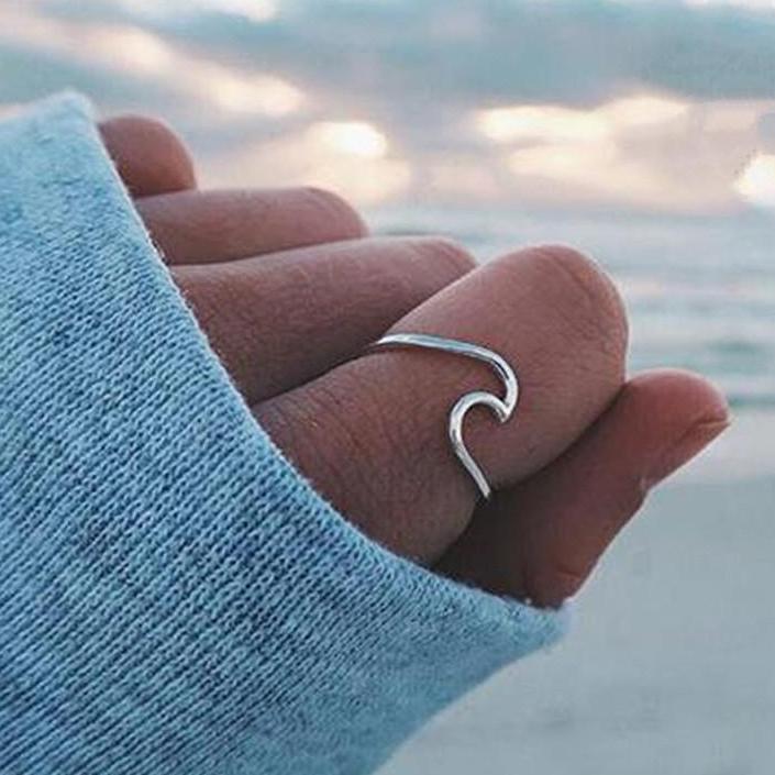 Ocean Inspired Wave Ring