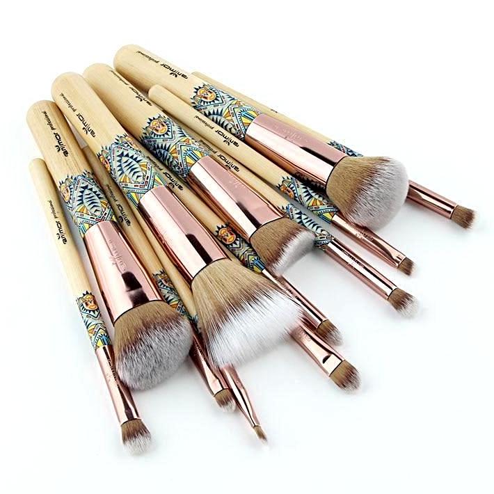 Eco Bamboo Makeup Brush 12piece Set
